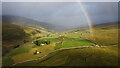 SD8879 : Rainbow over Langstrothdale by Andy Beecroft