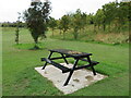 NT2470 : Picnic bench, Braidburn Valley Park by M J Richardson
