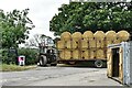 Allwood Green: Bringing freshly baled straw into Priory Farm