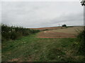 Harrowed fields off Honeyknab Lane