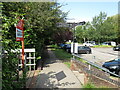 Footpath and car park, Wimborne