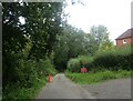 Road closed at Appletree Cottage