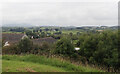 Drumlin landscape between Clough and the Slieve Croob range