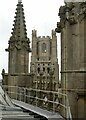 TL5480 : Ely Cathedral, on the Octagon roof by Alan Murray-Rust