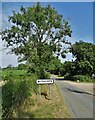 Entering Withcote, Leicestershire