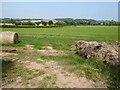 Old straw bales