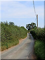 Aston Lane east of Claverley in Shropshire