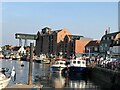 Fishing boats moored in Wells-next-the-Sea