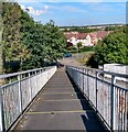 Footbridge ramp