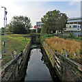 A derelict lock and The City Ground