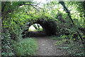 The Itchen Way going under a railway