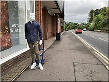 H4572 : Mannequin escapes from Dunnes Store in Omagh! by Kenneth  Allen