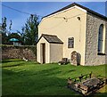 ST4496 : Entrance to Gaerllwyd Baptist Chapel, Monmouthshire by Jaggery