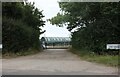 The entrance to Bourn Airfield