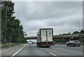 On the M40 west-bound where road crosses near Hedgerley Green