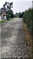 Trackbed of former tramway line crossing Peter Gate