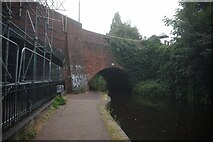 SP0686 : Worcester & Birmingham Canal at Bath Row Bridge, bridge #87 by Ian S