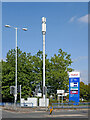 New transmitting pole in Penn Road, Wolverhampton