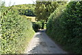 Narrow lane near Crundale