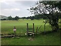 Stile leading onto golf course, west of Marsh Hall