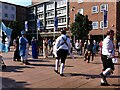 SP3378 : Coventry Morris Men dancing in Broadgate for Dame Goodyver's Day by A J Paxton