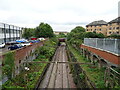 Railway towards Pollokshields East Station