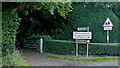 Bridleway by Arley Lane near Upper Arley in Worcestershire