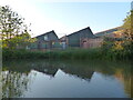 Canal turning area, with factory, Coventry Canal