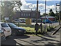 Llanidloes railway station and fire station