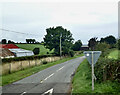 Moneygore Road at its junction with A25 (Castlewellan Road)