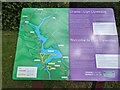 Information board at Clywedog car park