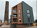 The Shot Tower and new apartments in Chester