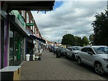 SP3377 : Parade of shops, north side of Daventry Road by Christine Johnstone