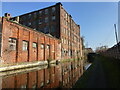 Derelict factory on the Huddersfield Narrow Canal