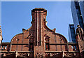 Brick and terracotta in Edmund Street, Birmingham