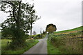 Lane junction near Blaen Yale Farm