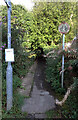 Path to the Spen from Valley Road, Cleckheaton