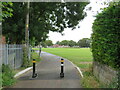 Path across a recreation ground, Ringwood