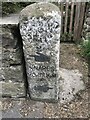 Old Milestone, on the B6165, Bedlam