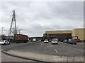 Car park at Sandycroft Industrial Estate