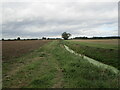 Drain and footpath to Clay Farm