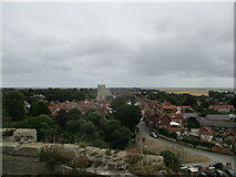 TM4249 : Orford  from  the  top  of  Orford  Castle by Martin Dawes