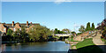 Trent and Mersey Canal in Burton upon Trent, Staffordshire