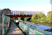 TQ2182 : Footbridge near Atlas Road, Grand Union Canal (Paddington Branch) by David Kemp