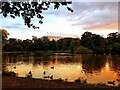 NZ2464 : Leazes Park Lake, Newcastle upon Tyne by Andrew Curtis