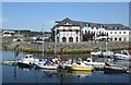 SN5881 : Small boats, Aberystwyth harbour by Bill Harrison