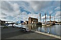 SO8218 : Gloucester Docks: The Main Basin by Michael Garlick