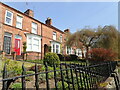 Terrace of houses on Green Road, Ashbourne