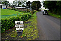 Sign for eggs, etc along Augher Point Road, Moylagh