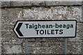 Gaelic Sign for Toilets in Cromarty